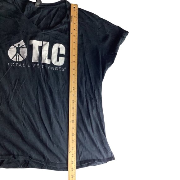 Total Life Changes Black Womens T-Shirt 2XL 100% Cotton Lightweight Anvil Brand - Picture 7 of 15